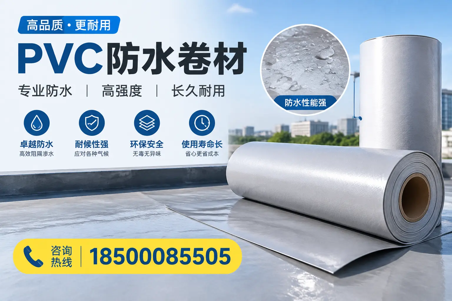 PVC防水卷材的安装方法与注意事项,北海用户必看
