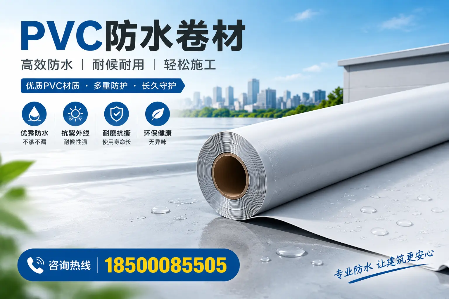 选择PVC防水卷材时需关注的技术参数，北海指南